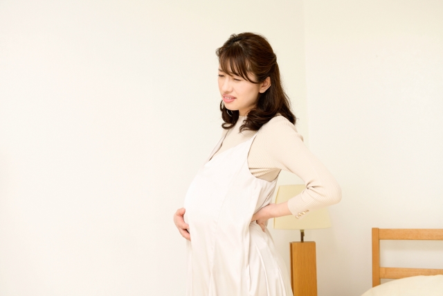 妊娠中の反り腰や内臓下垂も坐骨神経を圧迫する原因になります